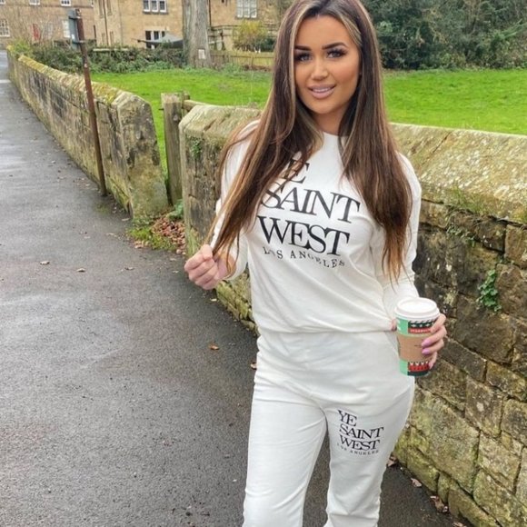 NWT White Ye Saint West Sweatshirt & Jogger Lounge - Picture 5 of 8
